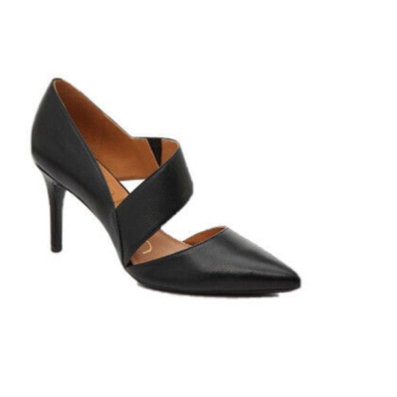 NIB Calvin Klein Ginostra Blu Nappa Leather Sandal